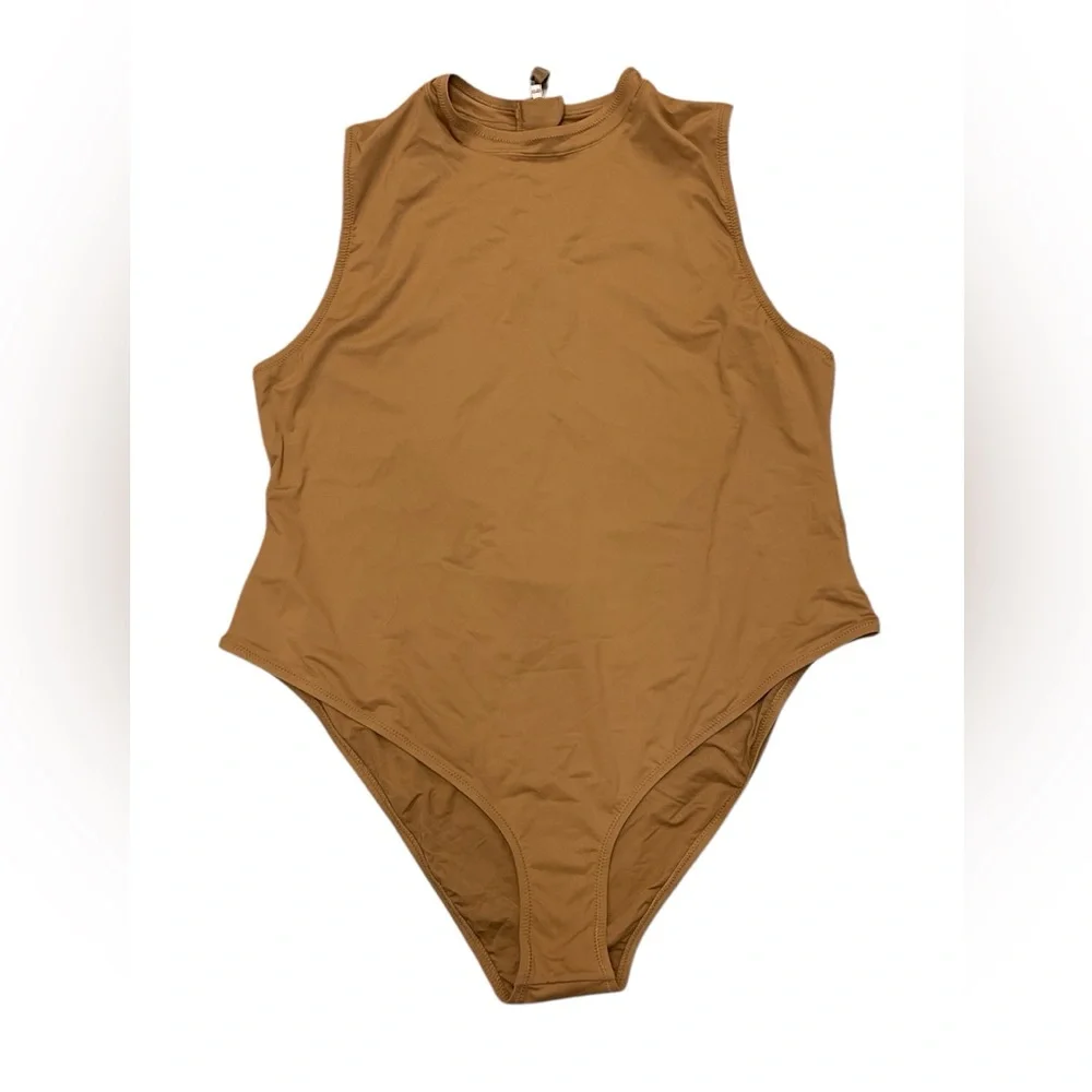 SKIMS One Piece Brown Bathing Suit